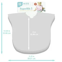 Bumkins SuperBib 3-Pack, selvagem e grátis/aquarela/pinceladas