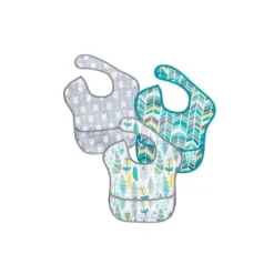 Bumkins SuperBib 3-Pacote, Penas/Flecha/Espuma
