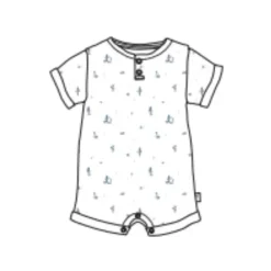 Burts Bees - Baby Desert Life Romper Underwater