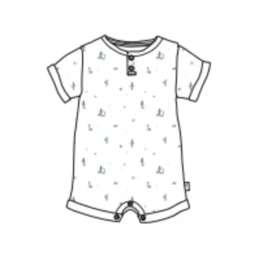 Burts Bees - Baby Desert Life Romper Underwater