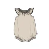 Burts Bees - Baby Girl Dotted Muslin Bubble Fossil