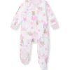 Burts Bees - Baby Girl Stardust Bunnies Sleep & Play, Crocus