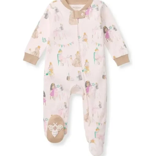 Burts Bees - Baby Girl Tea Time Sleep & Play, Dawn