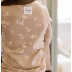 Burts Bees - Baby Girl Whimsical Floral Sleep & Play, Hummus