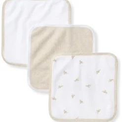 Burt's Bees - Baby Infant Washcloths, 100% Organic Cotton, 3Pck, Oatmel