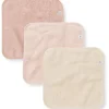 Burt's Bees - Baby Infant Washcloths, 100% Organic Cotton, Knit Terry, 3Pk, Pink Sand
