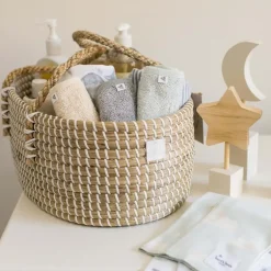 Burt's Bees - Baby Infant Washcloths, 100% Organic Cotton, Knit Terry, 3Pk, Quarry