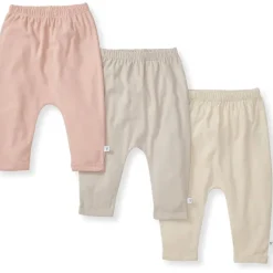 Burt's Bees - Baby Knit Jogger Pants, Baby Sweatpants, Pink Sand