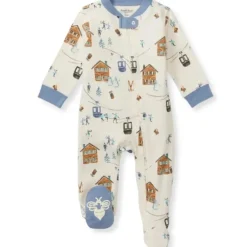 Burts Bees - Baby Out In The Alps Sleep & Play, Eggshel