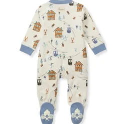 Burts Bees - Baby Out In The Alps Sleep & Play, Eggshel