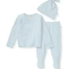 Burts Bees - Baby Raised Terry Bee Take Me Home Set, Ocean