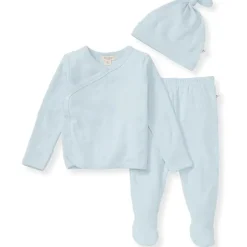 Burts Bees - Baby Raised Terry Bee Take Me Home Set, Ocean