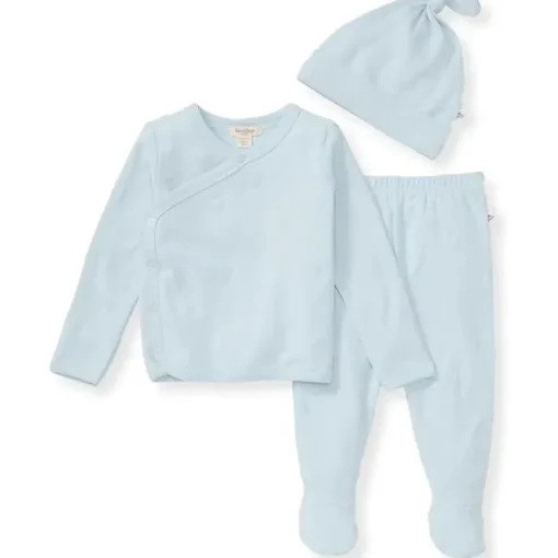 Burts Bees - Baby Raised Terry Bee Take Me Home Set, Ocean