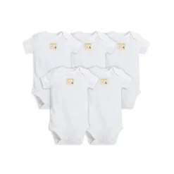 Burt's Bees - Bodysuit Essencial 5 Pack, Nuvem
