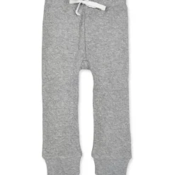 Burts Bees – Calça jogger de malha para bebê, cinza urze