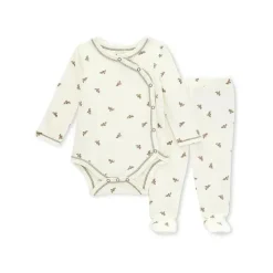 Burts Bees – Conjunto de body e calça Golden Bee