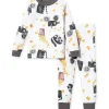 Burts Bees – Conjunto de camiseta e pijama para noite de cinema para bebês
