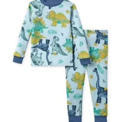 Burts Bees – Conjunto de camiseta e calça Mega Dino Friends