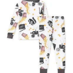 Burts Bees – Conjunto de camiseta e pijama para noite de cinema para bebês