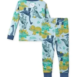 Burts Bees – Conjunto de camiseta e calça Mega Dino Friends