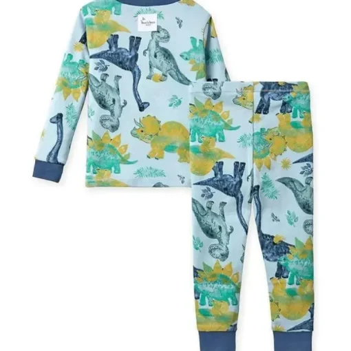 Burts Bees – Conjunto de camiseta e calça Mega Dino Friends