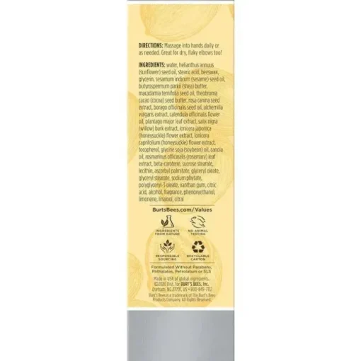 Burt's Bees - Creme reparador para mãos com manteiga de karité, 3,2 onças