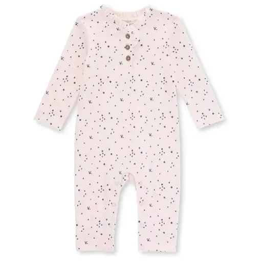 Burts Bees – Macacão Ditsy Petal com nervuras, Dawn