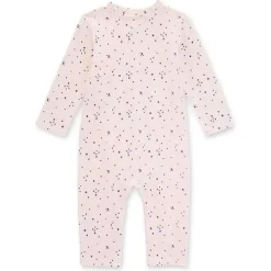Burts Bees – Macacão Ditsy Petal com nervuras, Dawn