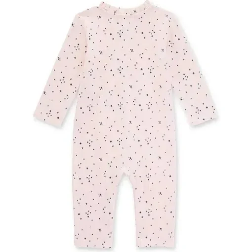 Burts Bees – Macacão Ditsy Petal com nervuras, Dawn