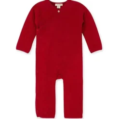 Burts Bees - macacão quimono acolchoado neutro para bebê, cardinal