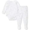 Burts Bees - Micro Golden Bee Bodysuit Set, Fossil