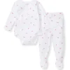 Burts Bees - Micro Golden Bee Bodysuit Set, Crocus