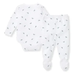 Burts Bees - Micro Golden Bee Bodysuit Set, Underwater