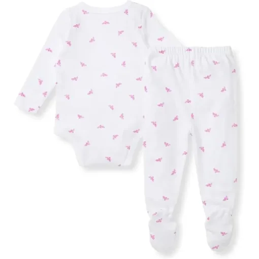 Burts Bees - Micro Golden Bee Bodysuit Set, Crocus