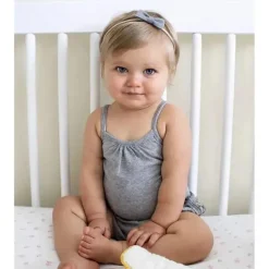 Burts Bees – 3Pk Baby Girl Camisola Clássica Bodysuit