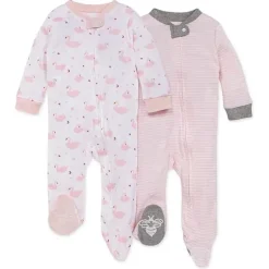 Burts Bees - 2Pk Graceful Swans dormem e brincam, amanhecer