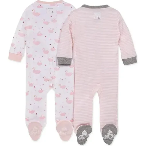 Burts Bees - 2Pk Graceful Swans dormem e brincam, amanhecer