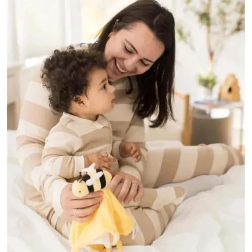 Burts Bees - Rugby Stripe Sleep & Play, Oat