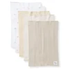 Burts Bees - Set Of 5 Golden Bee Burp Cloths, Oat