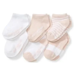 Burts Bees - Set Of 6 Multi Ankle Socks Ranunculus
