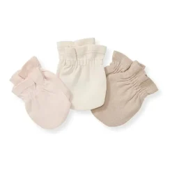 Burts Bees - Set Of 3 Solid Mitts, Ranunculus