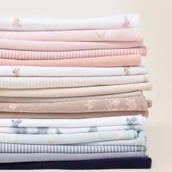 Burts Bees - Set Of 5 Solid Burp Cloths, Midnight