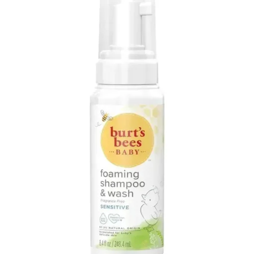 Burt's Bees - Shampoo e sabonete espumante para bebês, sensível, 8,4 Fl Oz