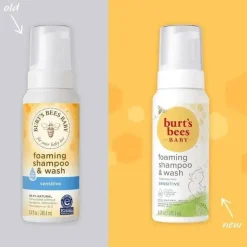 Burt's Bees - Shampoo e sabonete espumante para bebês, sensível, 8,4 Fl Oz