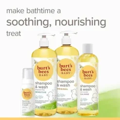 Burt's Bees - Shampoo e sabonete espumante para bebês, sensível, 8,4 Fl Oz