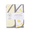 Burt's Bees Conjunto de 2 Patinhos Toalhas com Capuz Cabide Sunshine