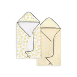 Burt's Bees Conjunto de 2 Patinhos Toalhas com Capuz Cabide Sunshine