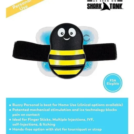Buzzy - Striped Buzz (alívio da dor sem drogas)