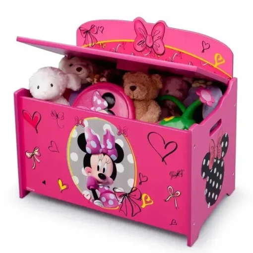 Caixa de brinquedos Delta Minnie Mouse para crianças