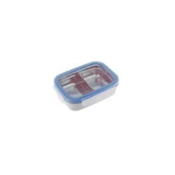 Caixa de lanche inoxidável Innobaby azul